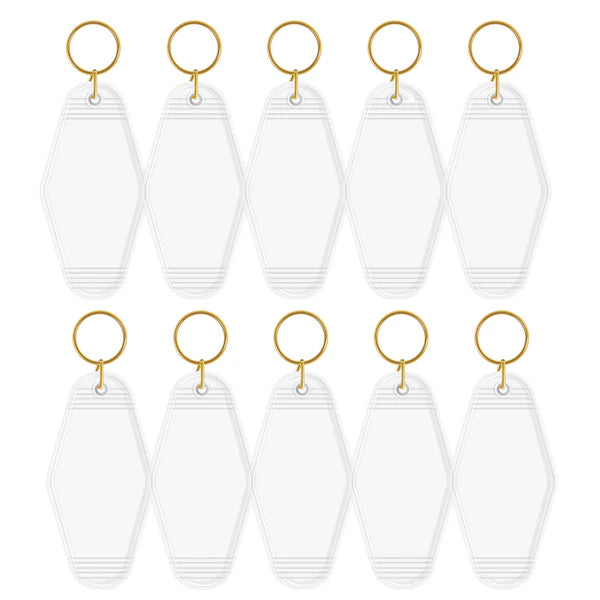 Teckwrap Motel Keychains Blanks