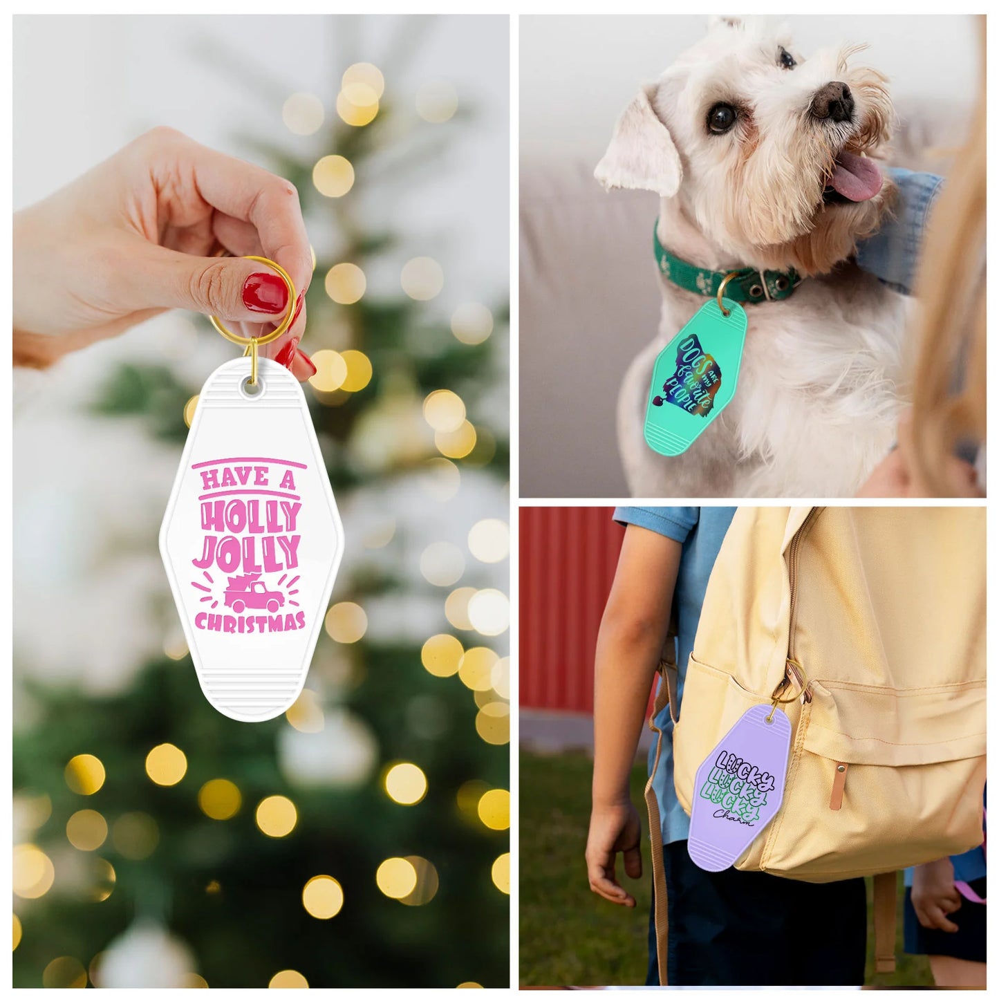 Teckwrap Motel Keychains Blanks