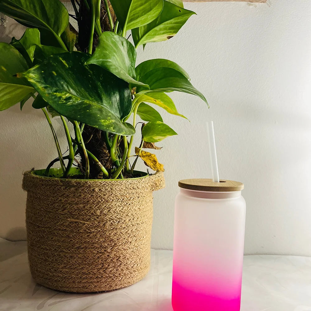 16oz Gradiant frosted can