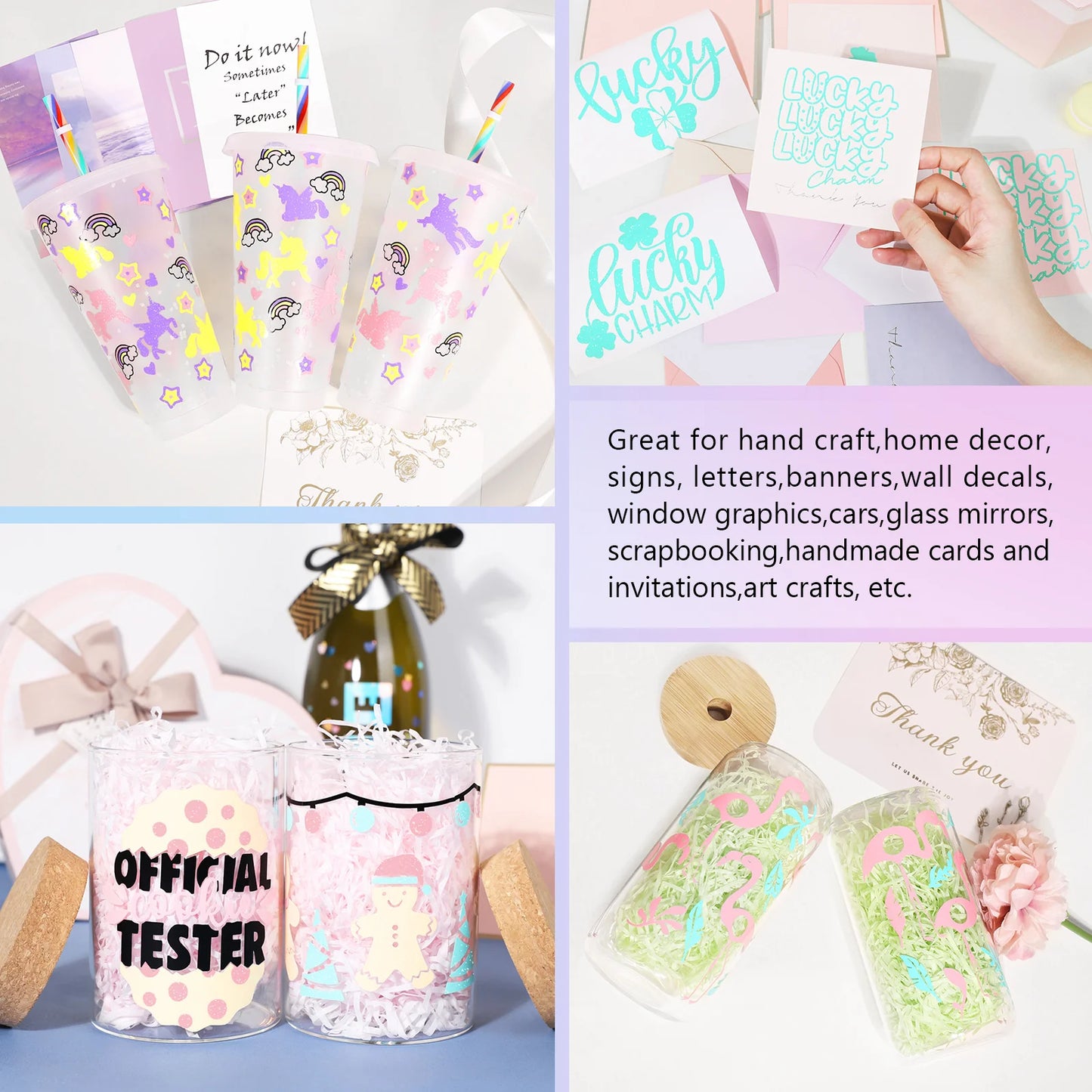 Glitter Puff Heat Transfer Vinyl