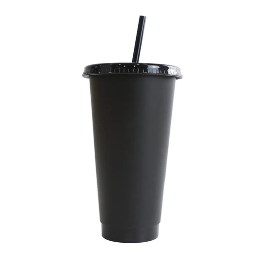 24oz black matte tumbler