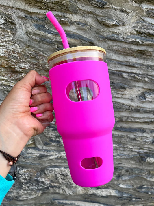 32oz glass mug