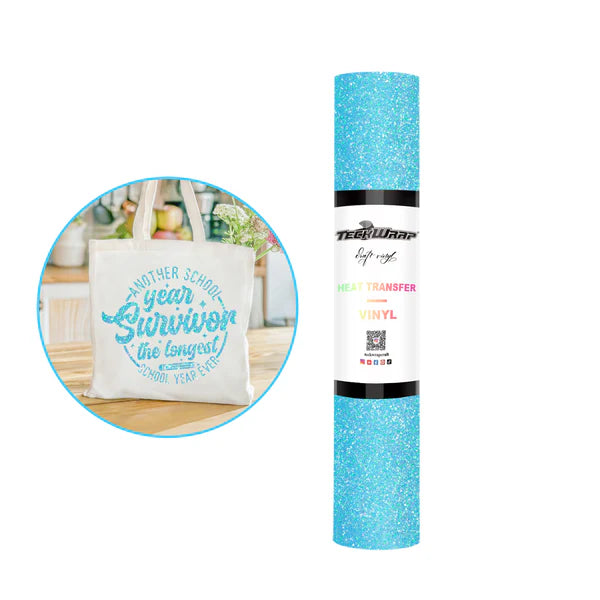 Fancy glitter heat transfer vinyl