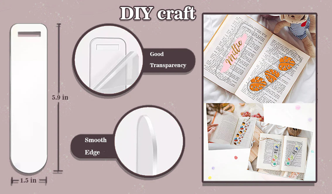 Teckwrap Acrylic Book Mark