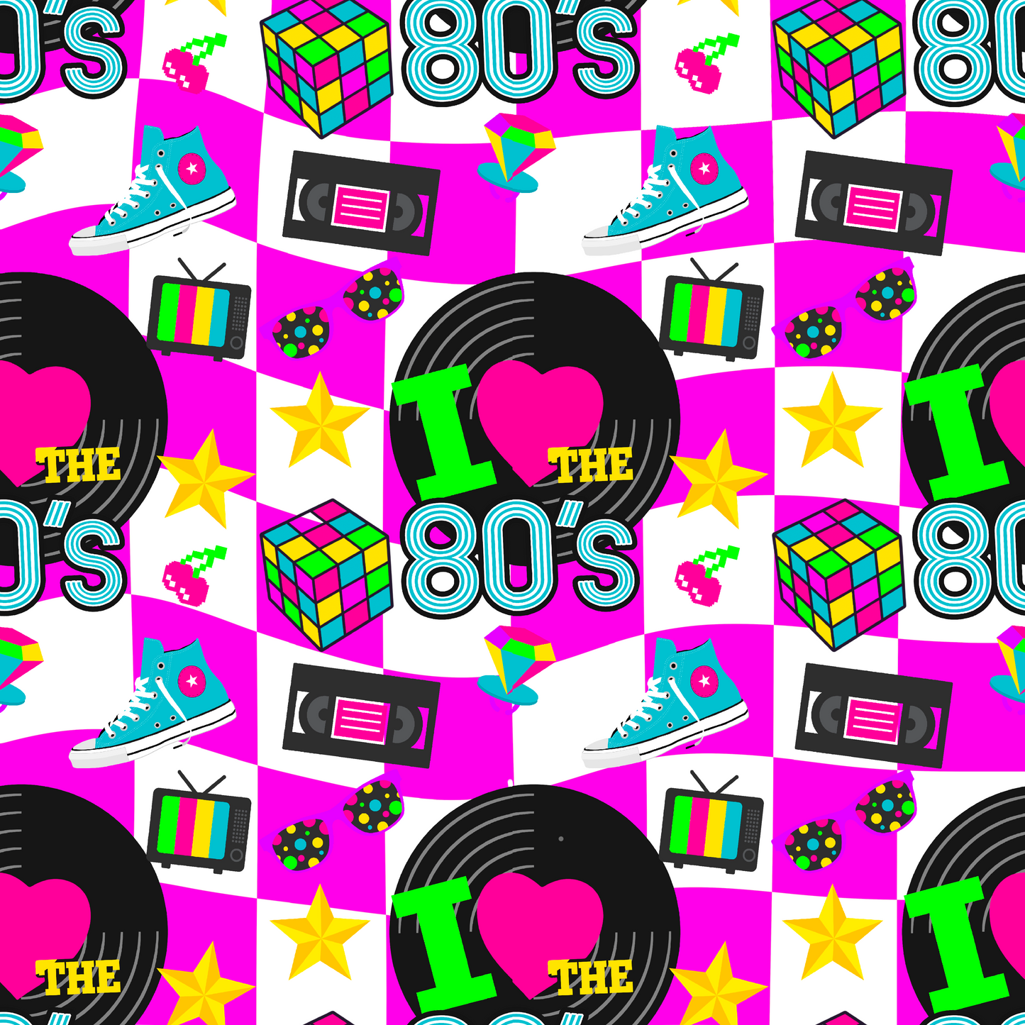12x12 THE 80’S printable Vinyl