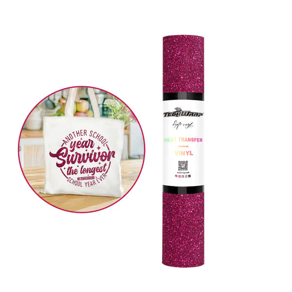 Fancy glitter heat transfer vinyl