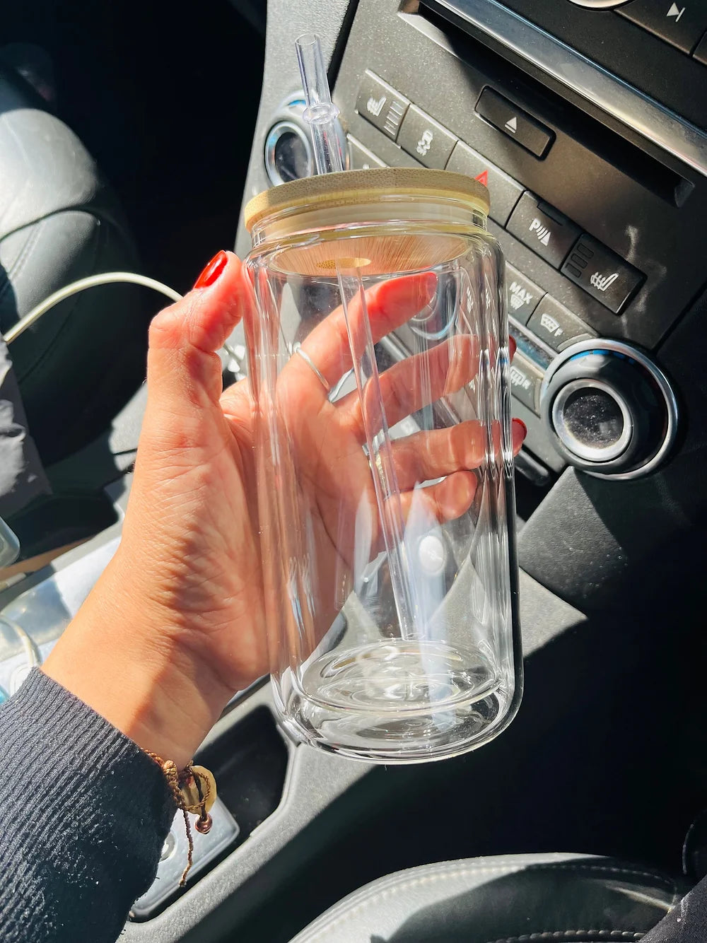 Double wall pre-drilled can glasses