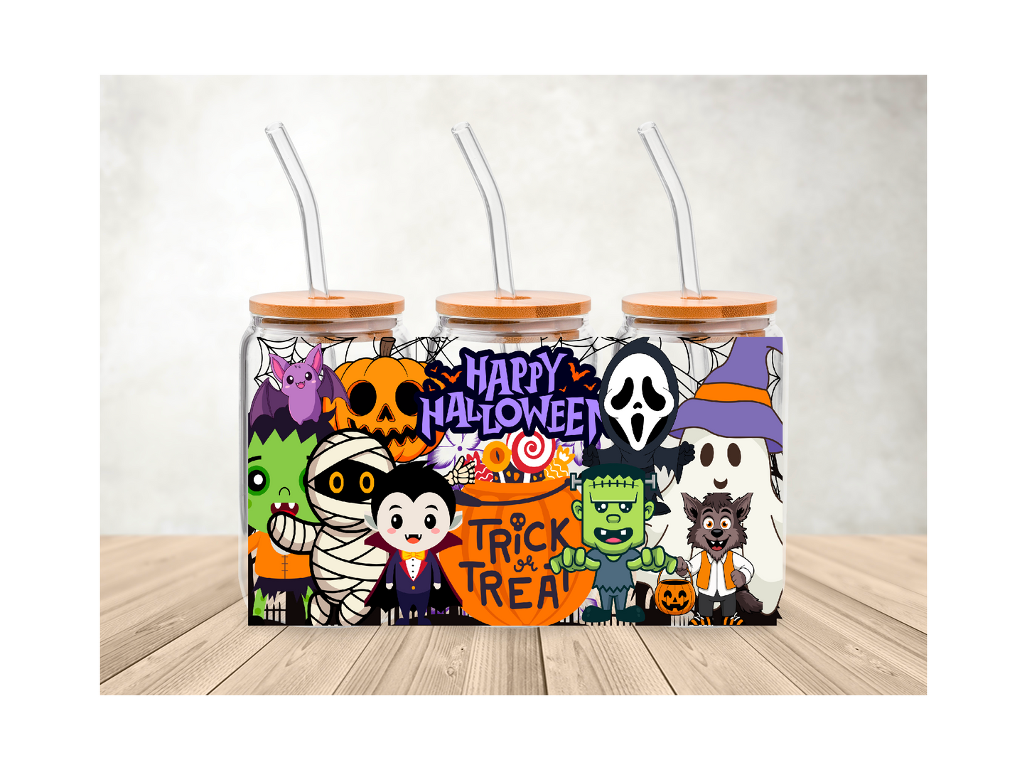 16oz Halloween Happy Halloween