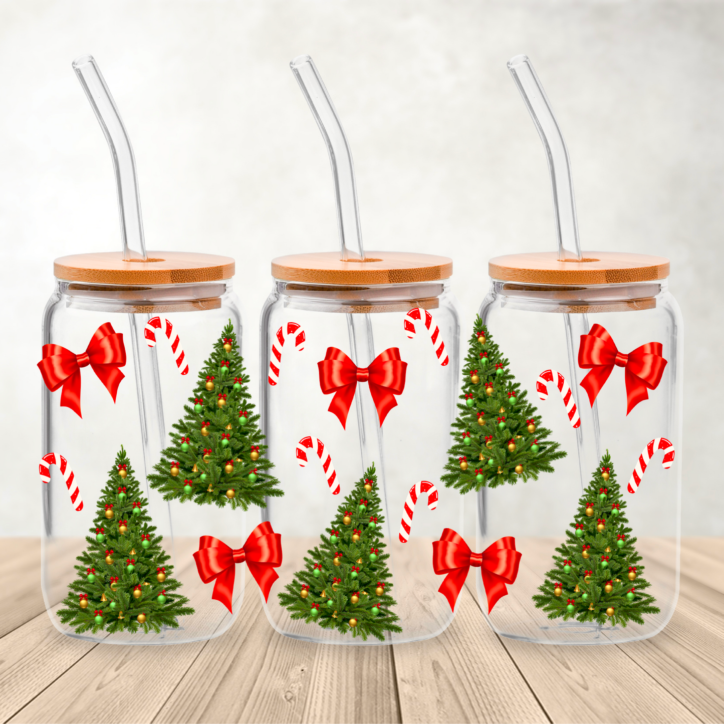 16oz UVDTF HAPPY CHRISTMAS