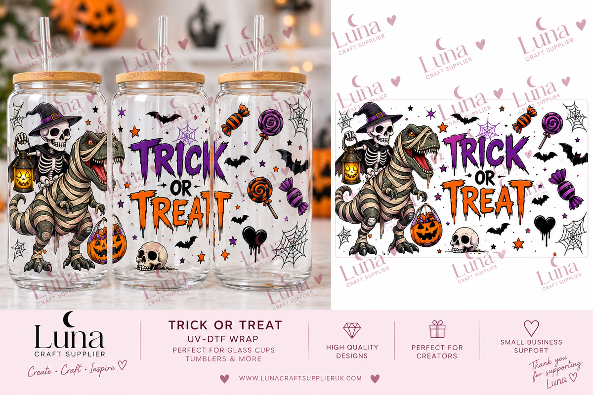 16OZ UV-DTF TRICK OR TREAT
