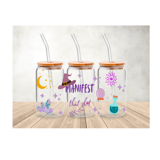 16oz UVDTF wrap Manifest that shit