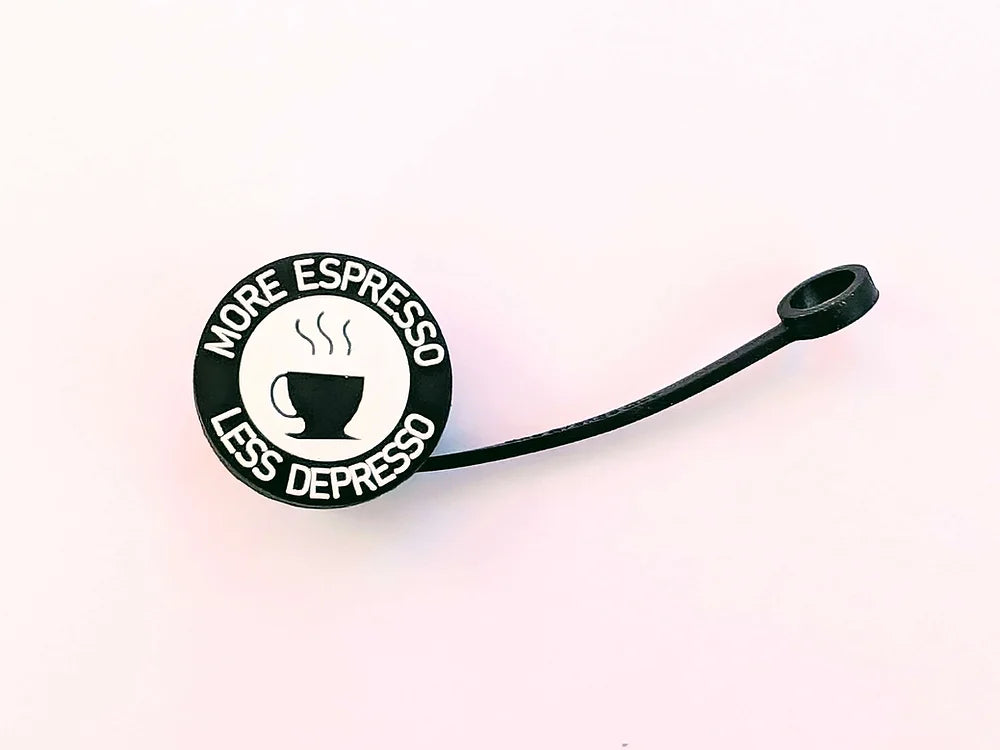 More espresso straw topper