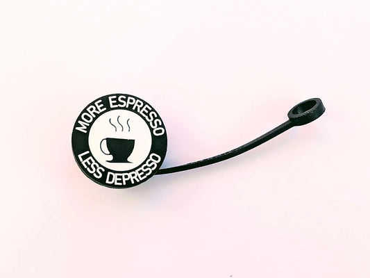More espresso straw topper