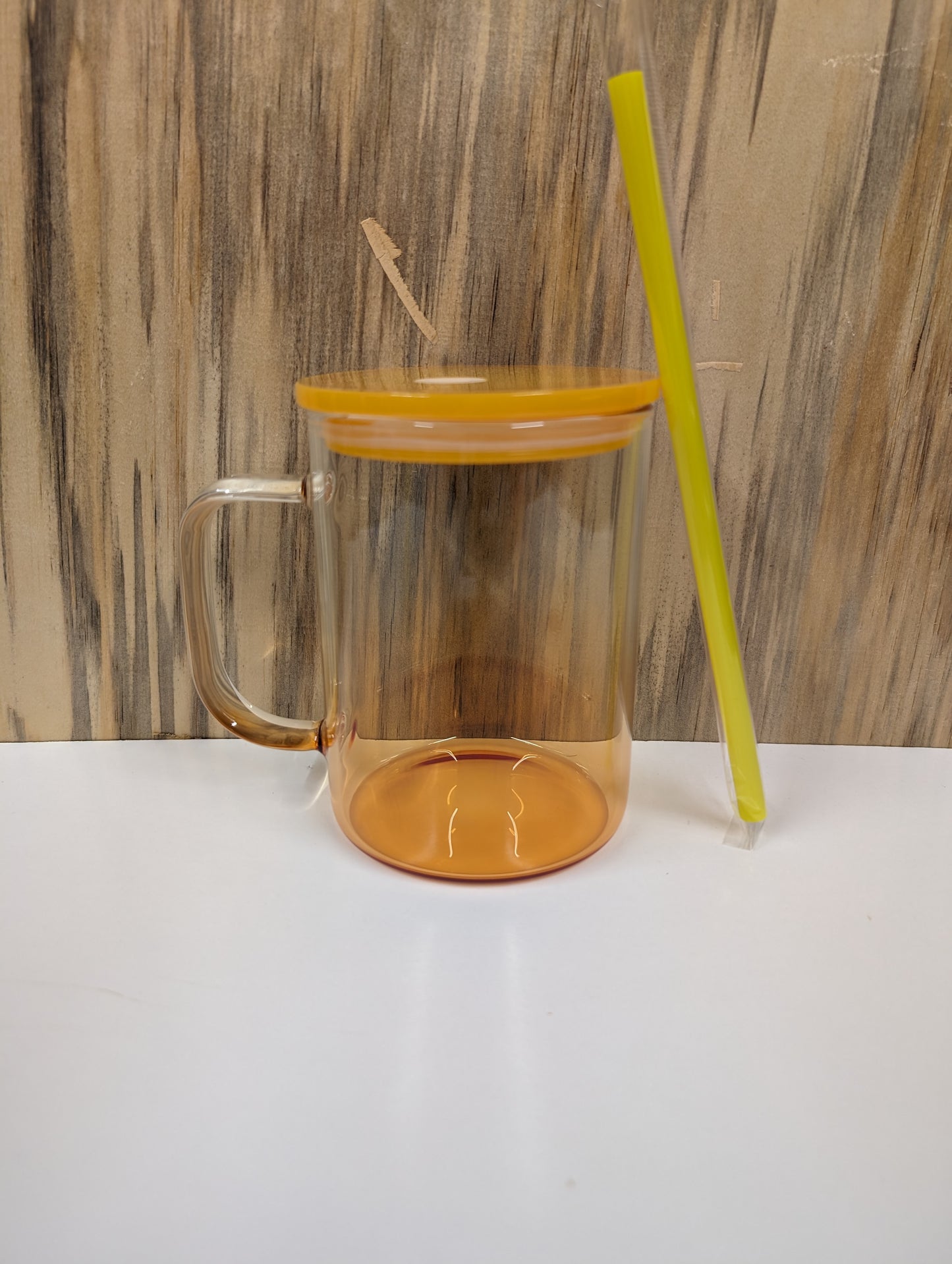 16oz sublimation gradient glass mug