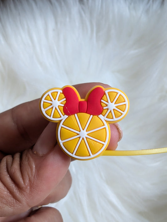 Lemon Minnie straw topper