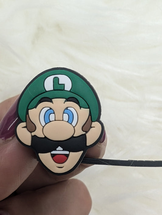 Luigi straw topper