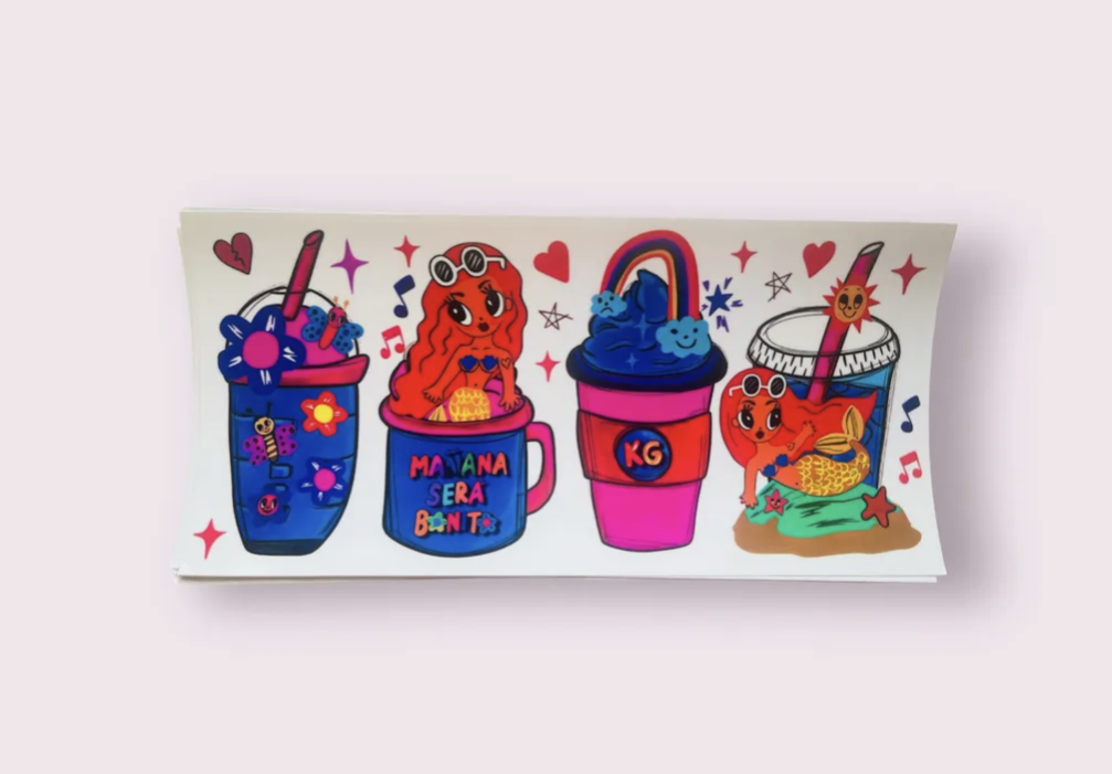 16oz UV-DTF Princess Karol