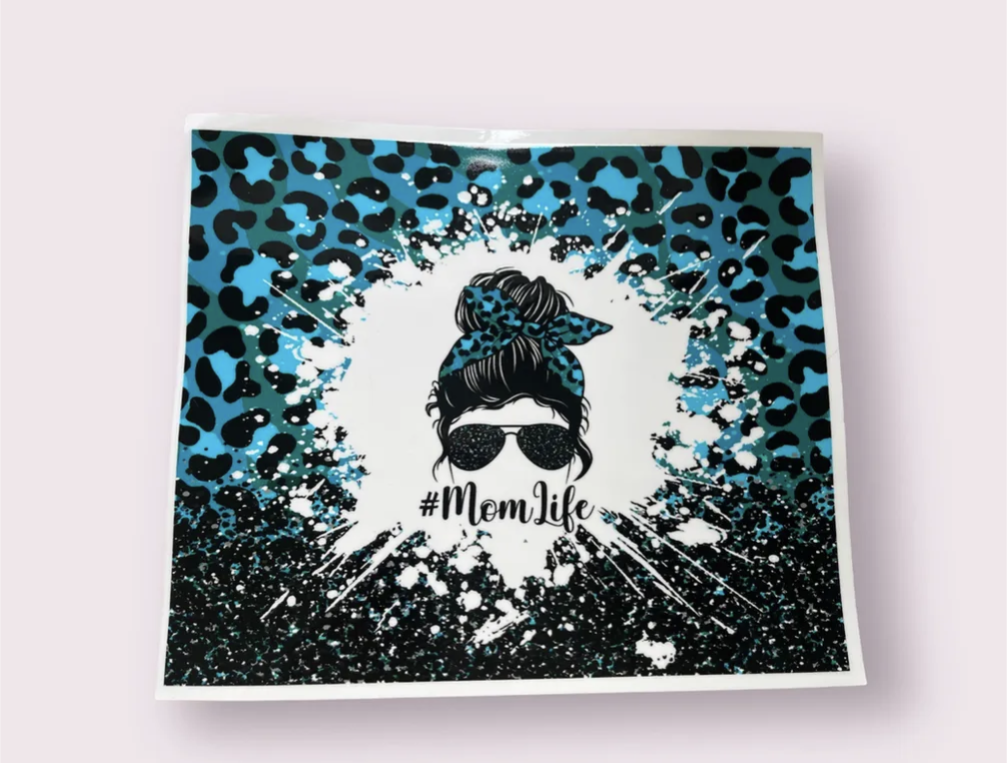 20oz UV-DTF Mom life