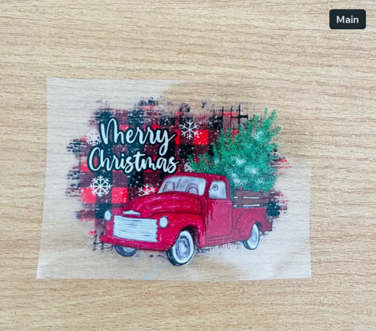 Merry chrismas decal