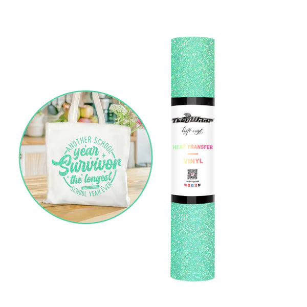 Fancy glitter heat transfer vinyl