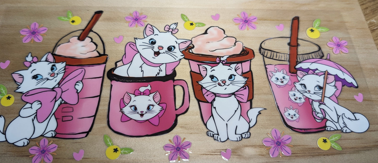 16oz UV-DTF kitten cat
