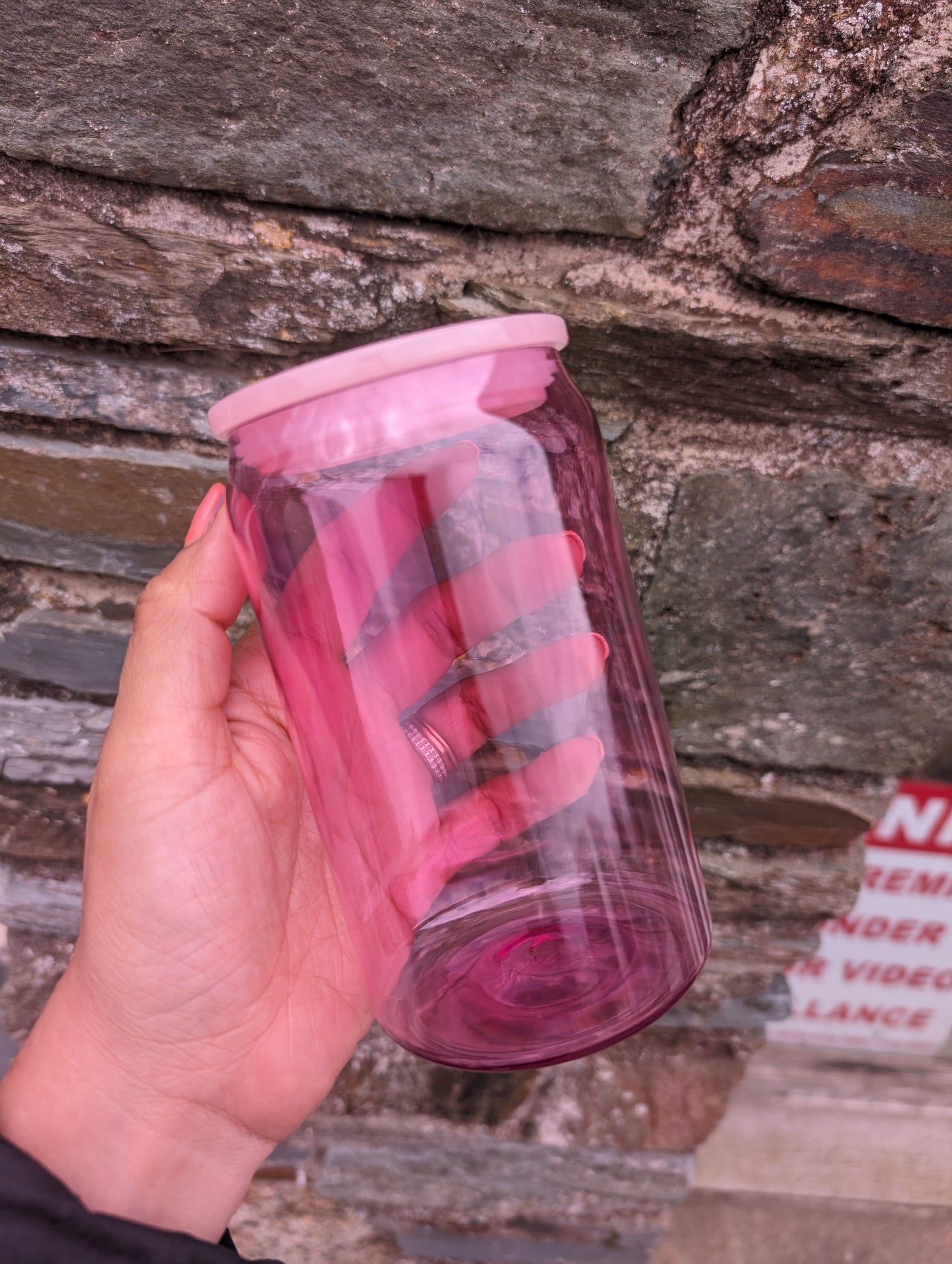 16oz plastic Libbey can