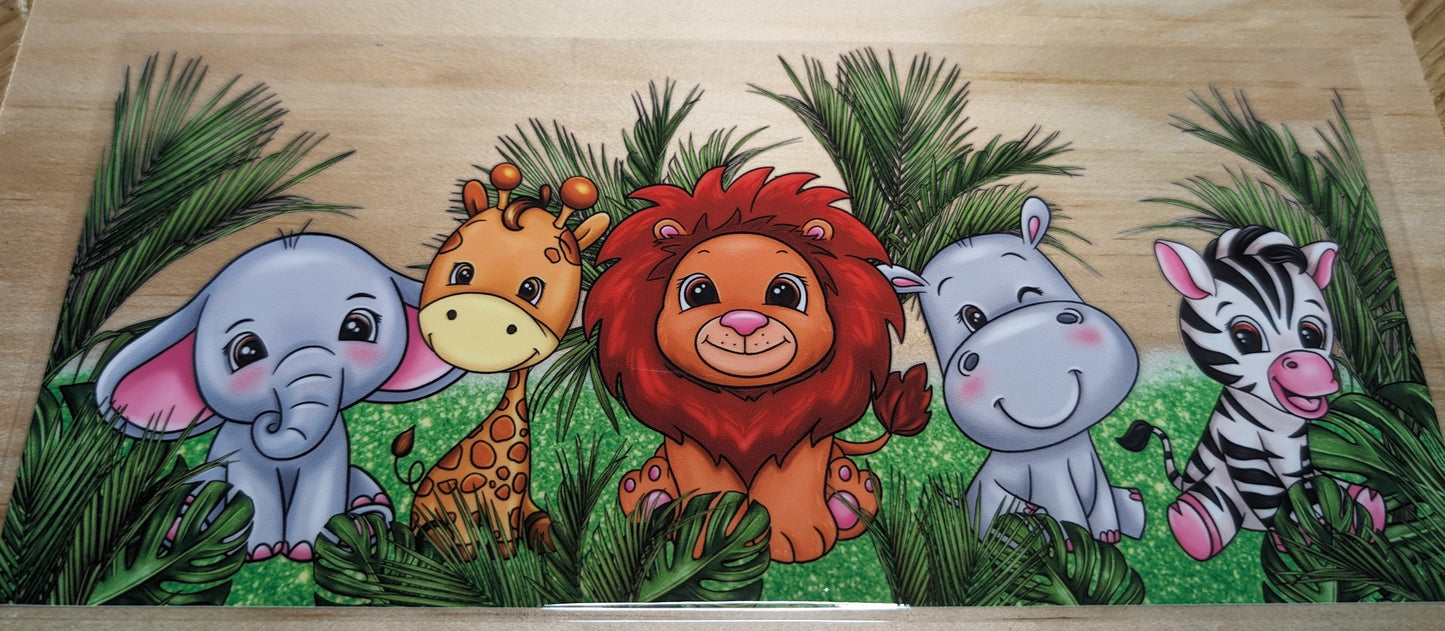 16oz UV-DTF Baby animals