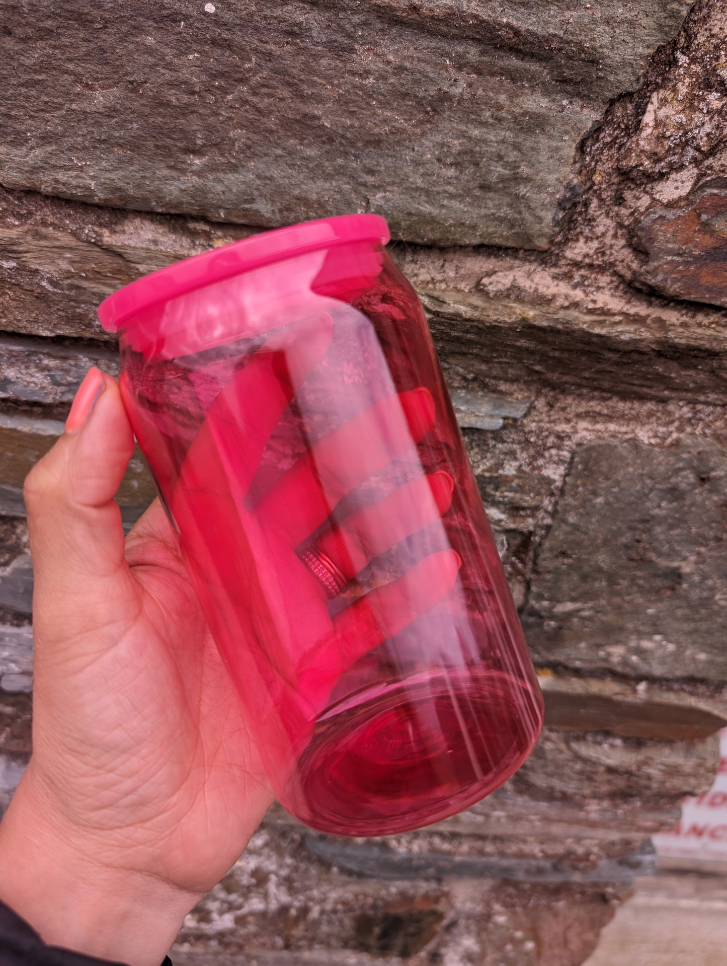 16oz plastic Libbey can