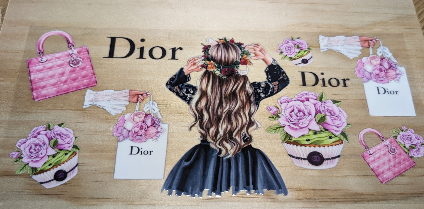 16oz UV-DTF Dior
