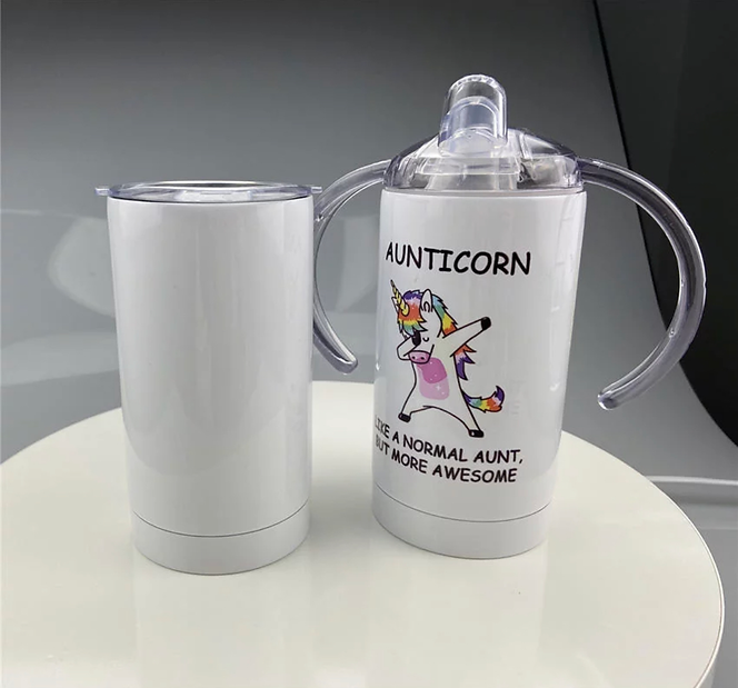 12oz sublimation straight sippy cups