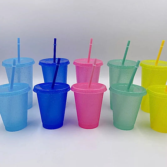 16oz glitter cold cups