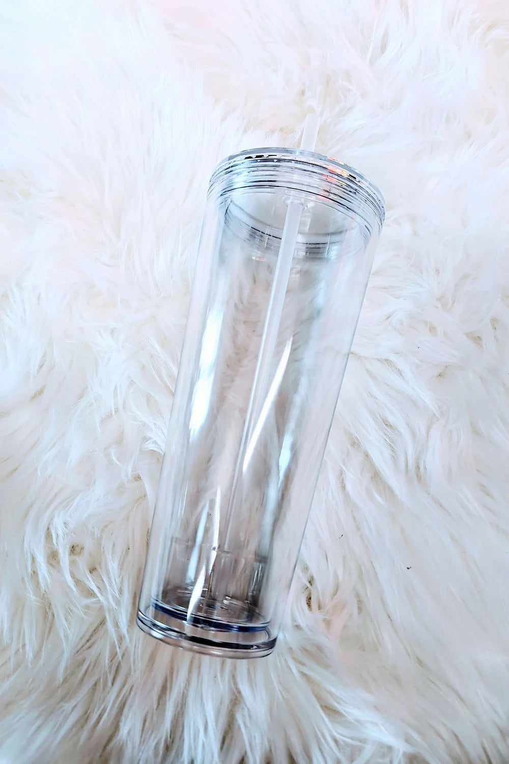 24oz clear tumbler