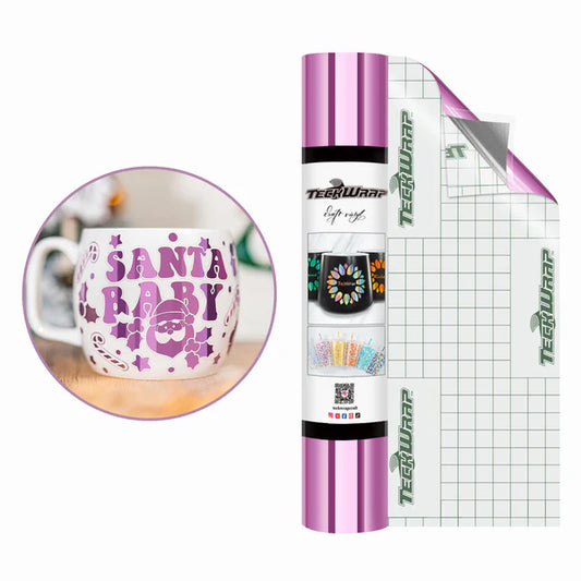 Bubble Free Holographic Glossy Rainbow adhesive vinyl