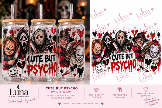 16OZ UV-DTF PYCHO FRIENDS