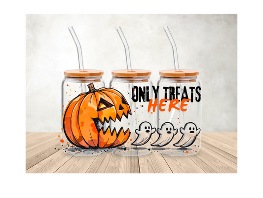 16oz Halloween Only Treats Here