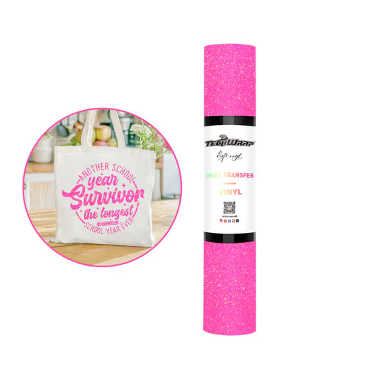 Fancy glitter heat transfer vinyl