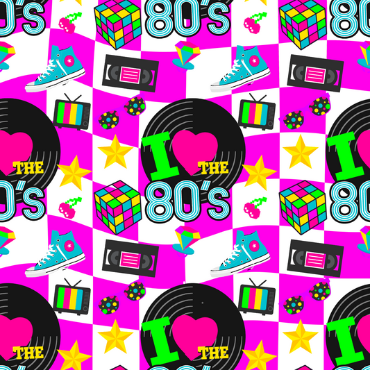 12x12 THE 80’S printable Vinyl