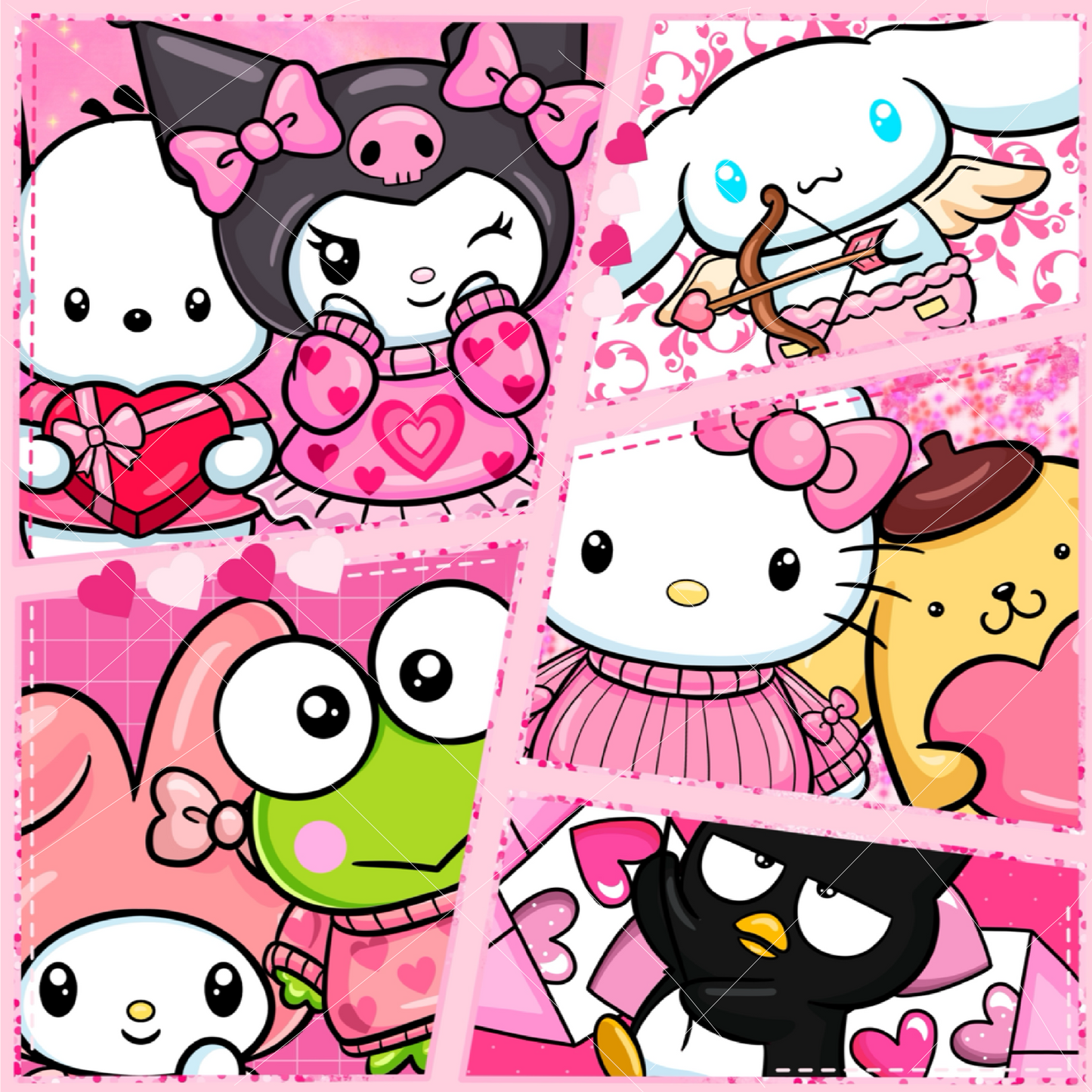 12x12 kitty and Friends printable Vinyl