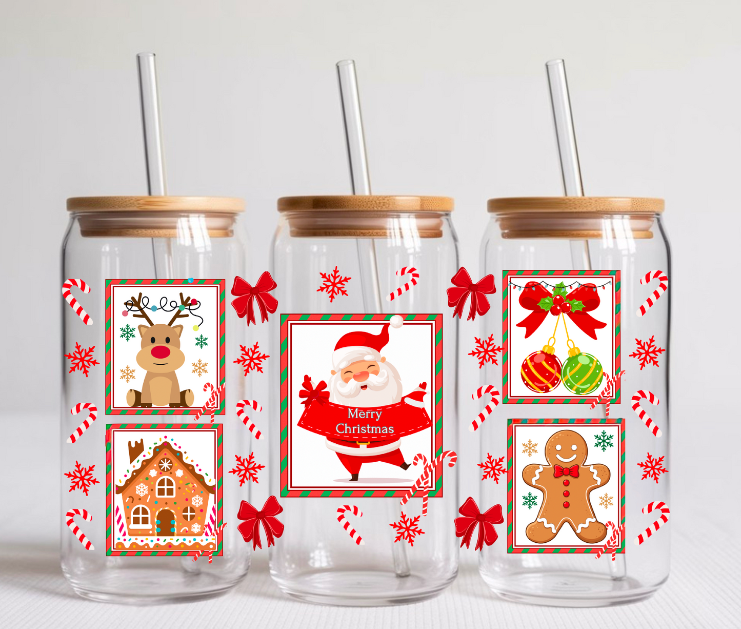 16oz UVDTF Christmas