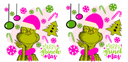 16oz UVDTF Merry Grinchmas