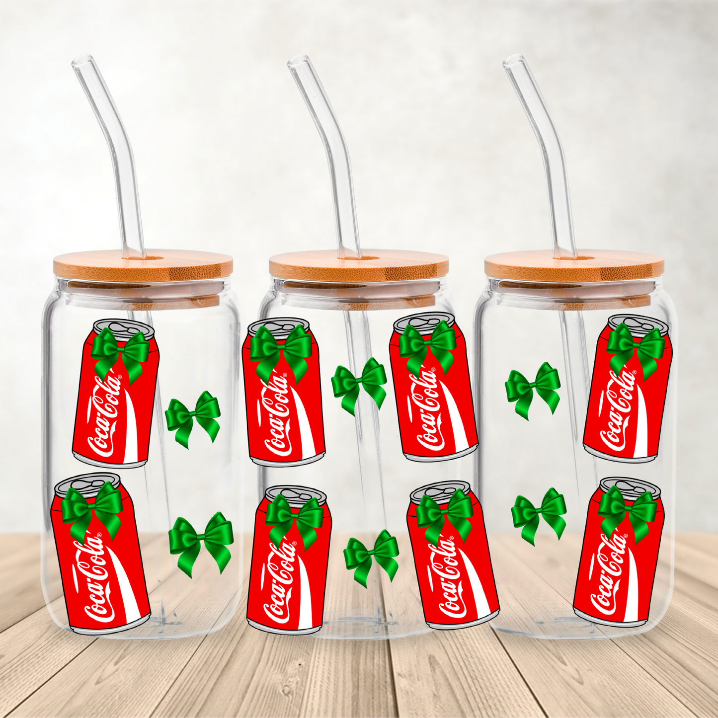 16oz UVDTF GREEN CHRISTMAS