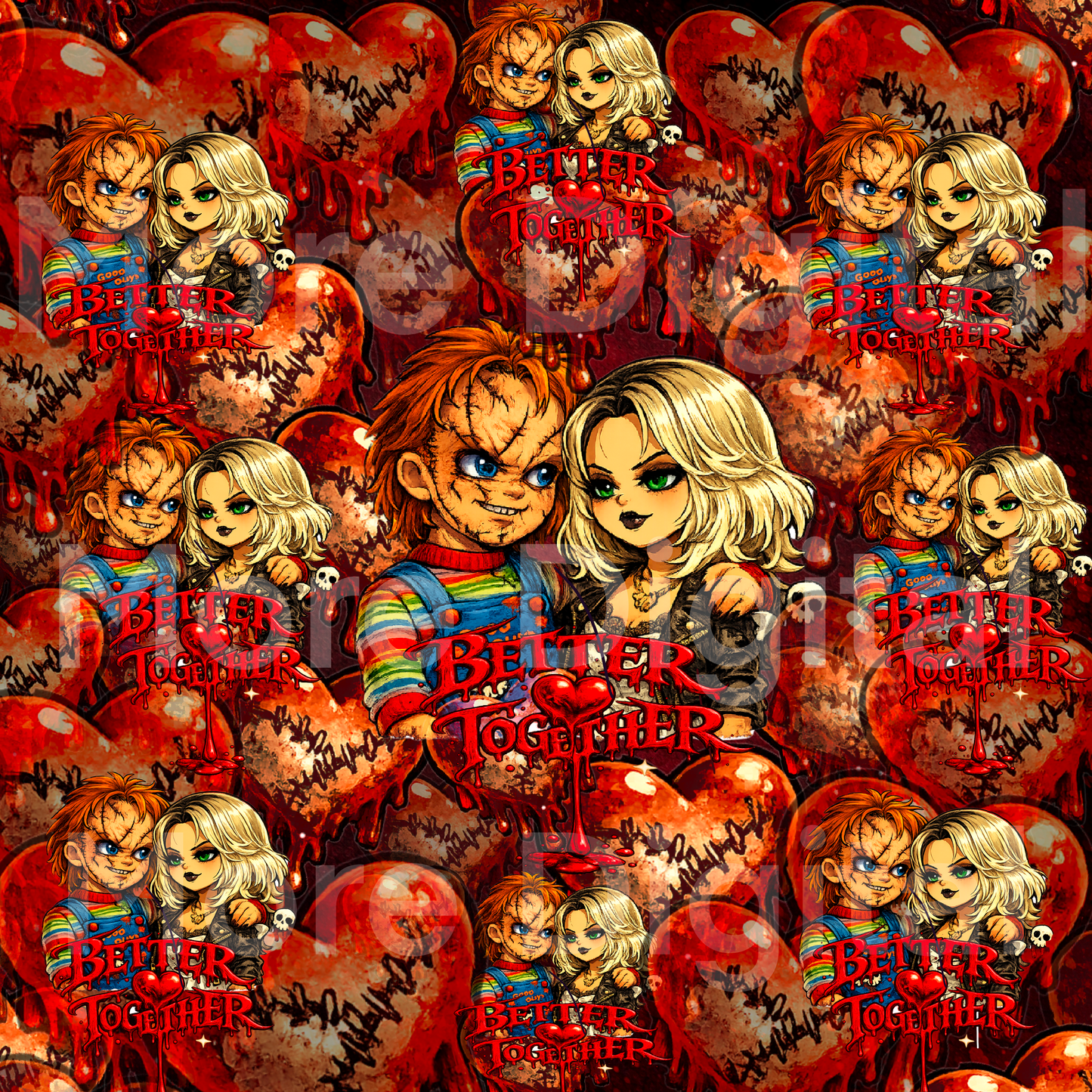 12 x 12  Chucky and Tiffany
