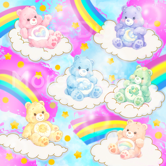 12X 12 Printed Dreamy Teddy Collection