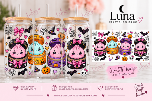 16OZ UV-DTF KAWAII HALLOWEEN TREATS
