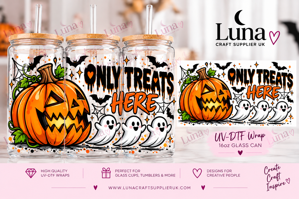 16oz Halloween Only Treats Here