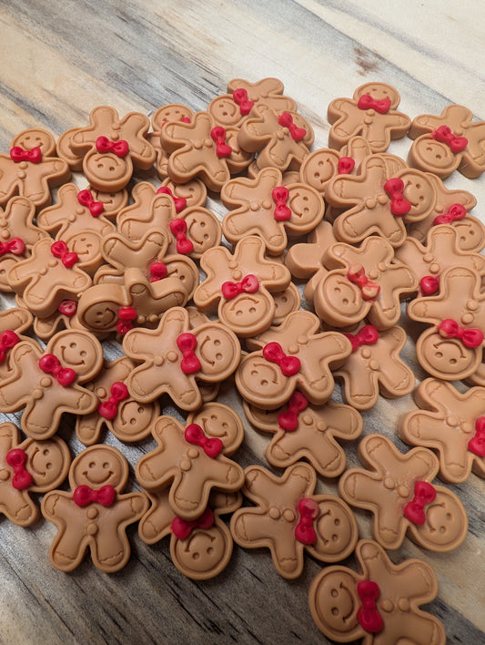 Ginger bread man resin charm
