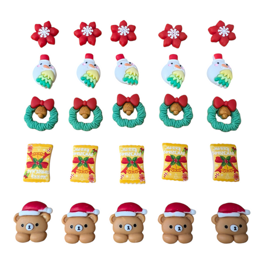 Christmas  bundle resin charms