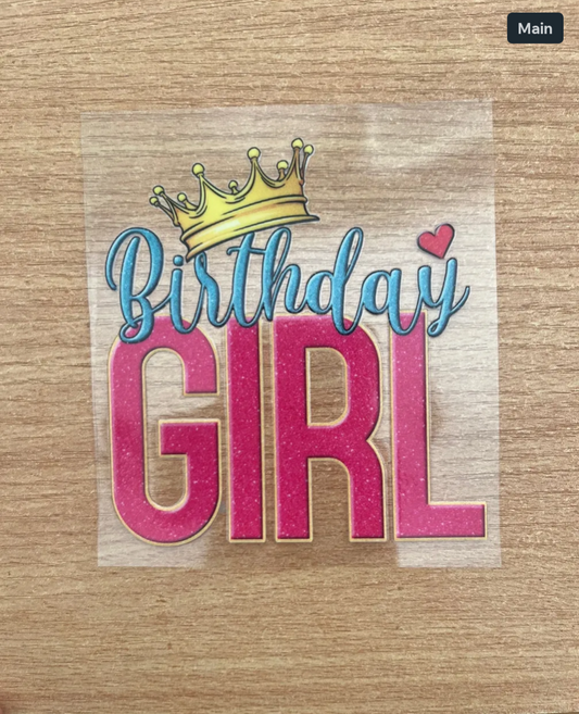 Birthday girl Decal