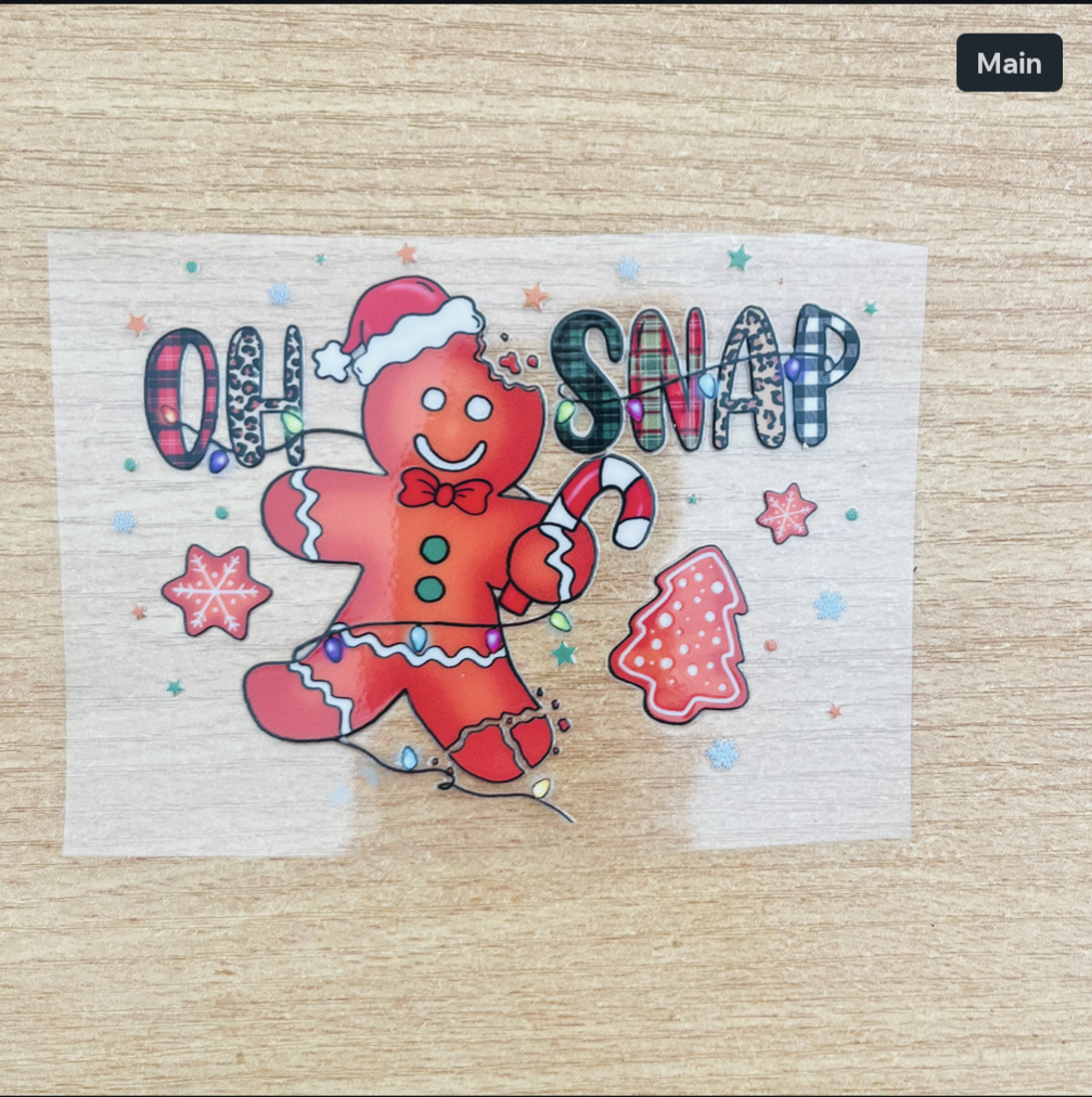 Oh snap decal – Luna Crafts Supplier UK