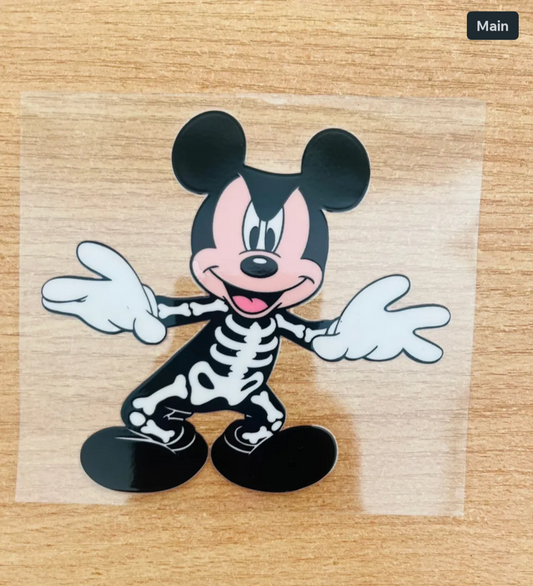 Boo Halloween UV DTF Decal
